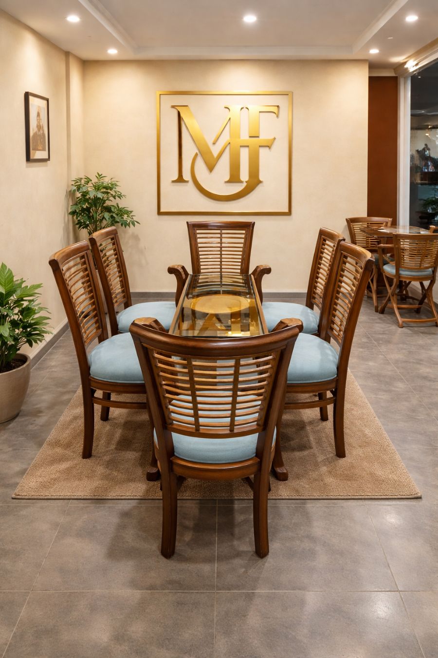 Luxury 6-Seater Dining Set – Modern Home Furnishings